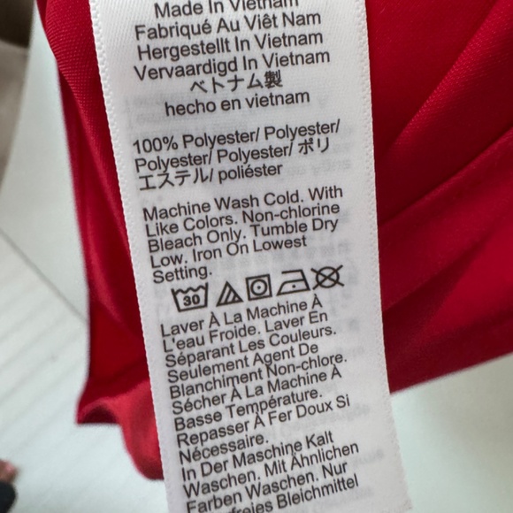 NWT J.Crew Collection Gwyneth slipdress in luster charmeuse, Red 16 - Picture 6 of 8